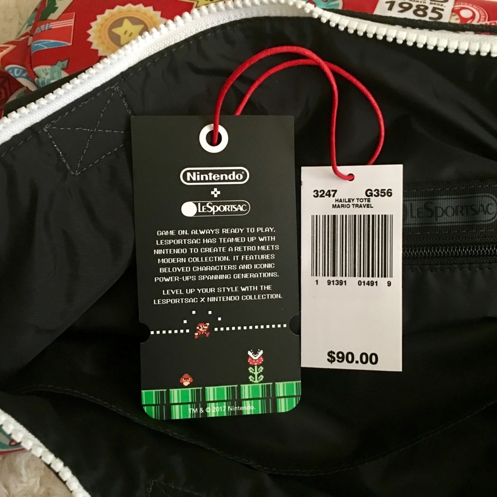Limited Edition LeSportsac X Nintendo Tote - Picture 2 of 7